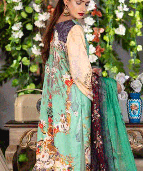 Zebaish Inaya Emb Linen`20 Z#9