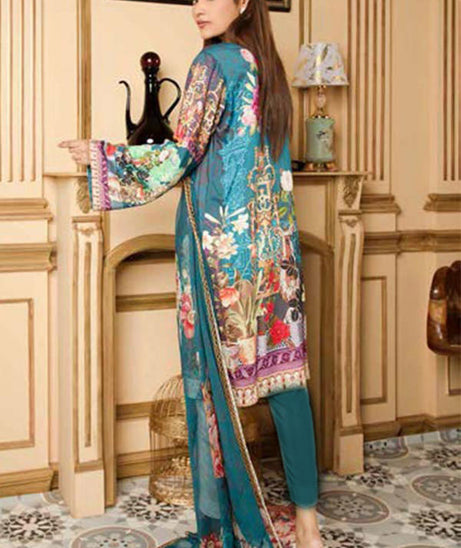 Zebaish Fatiha D/Emb Linen`20 Z#06