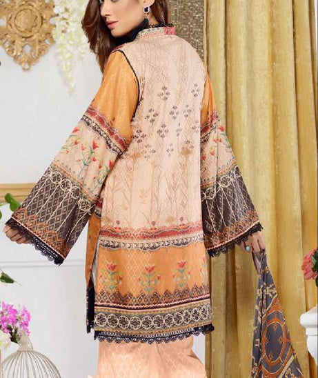 Zebaish Jacquard Shirt Dupatta`20 Columbine