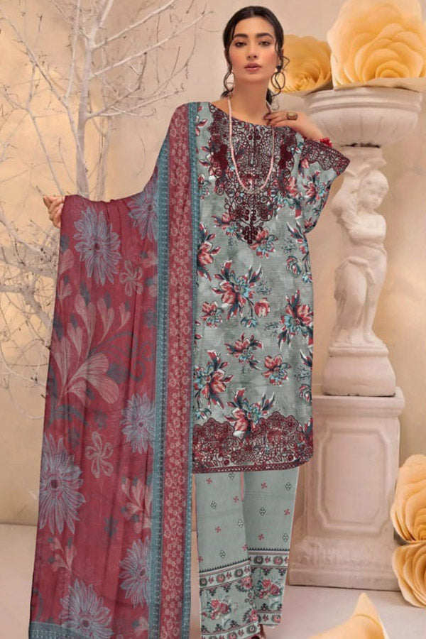 Zimal Bana Dora Lawn`26 D#01 L-Grey