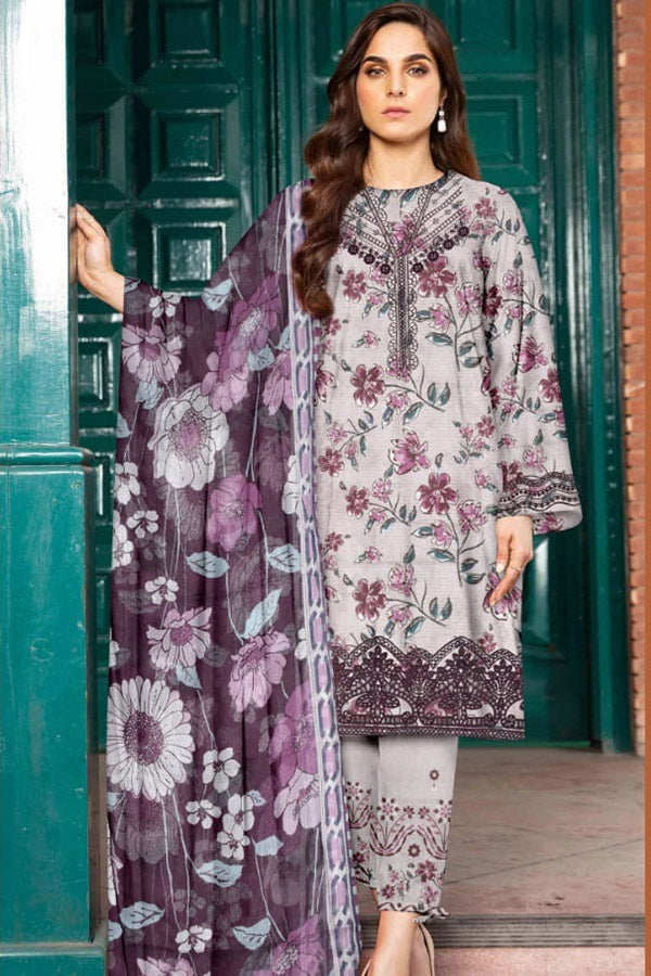 Zimal Bana Dora Lawn`26 D#01 Lilac