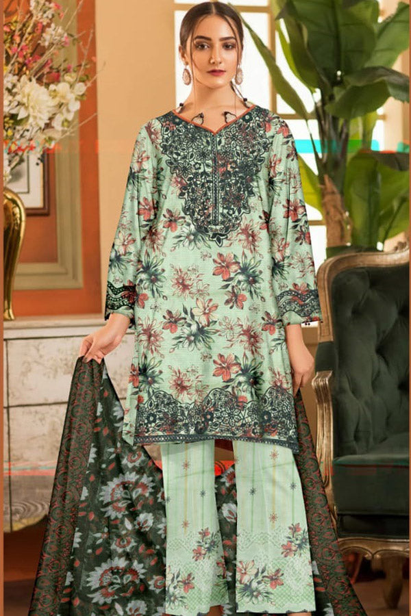 Zimal Bana Dora Lawn`26 D#01 Mint
