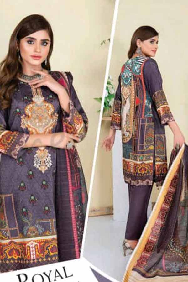 Zimal D/Print Emb Linen'21 VOL-71 M#05