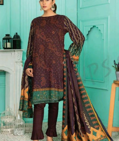 Zimal D/Print Slub Linen`21 M#10 V#79