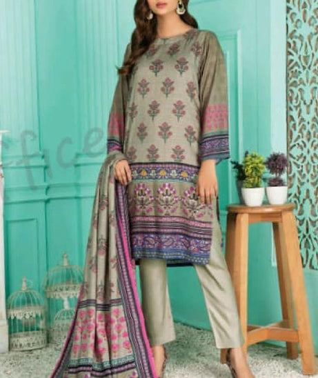 Zimal D/Print Slub Linen`21 M#03 V#79