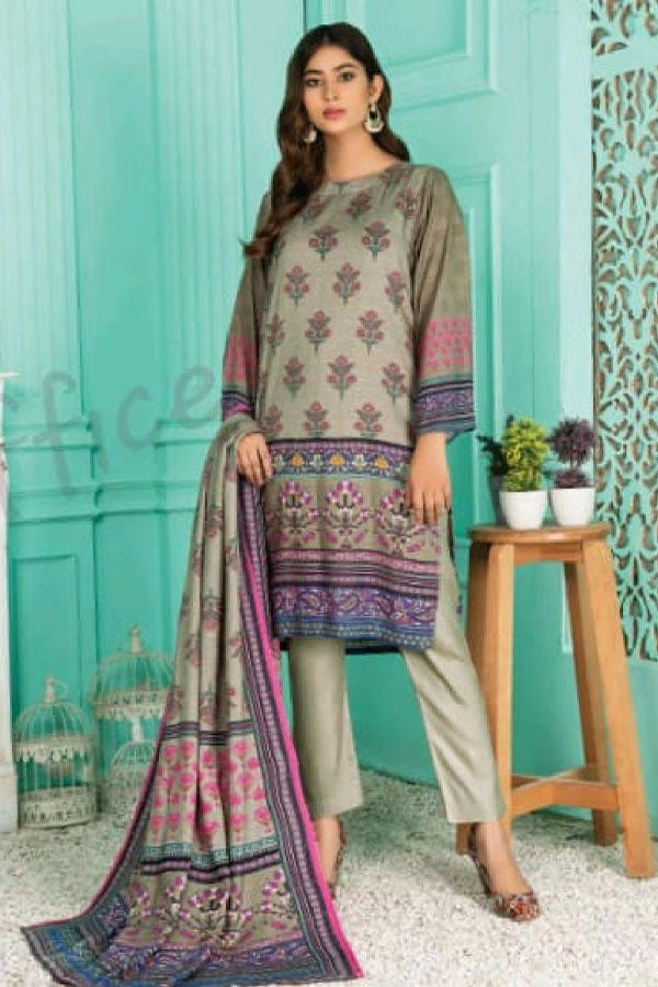 Zimal D/Print Slub Linen`21 M#03 V#79