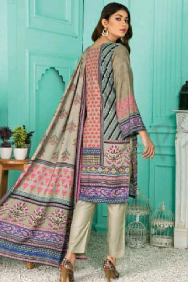 Zimal D/Print Slub Linen`21 M#03 V#79
