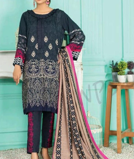 Zimal D/Print Slub Linen`21 M#05 V#79