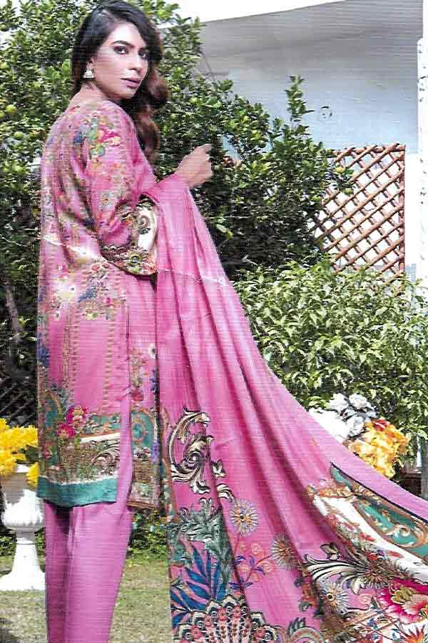 Zimal DP/Emb Kutail Shawl`20 D#5406