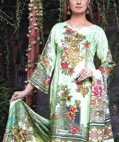 Zimal DP/Emb Kutail Shawl`20 D#5410