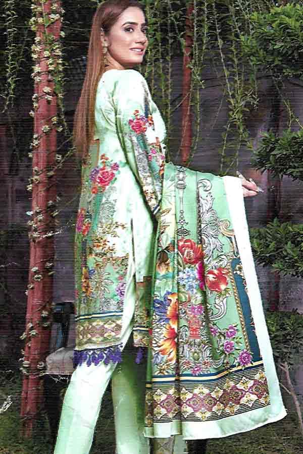 Zimal DP/Emb Kutail Shawl`20 D#5410