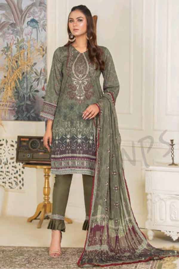 Zimal Digital Emb Lawn`22 Vol-6 D#04