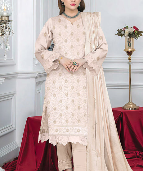 Zimal Emb Leather Peach`25 CD#07