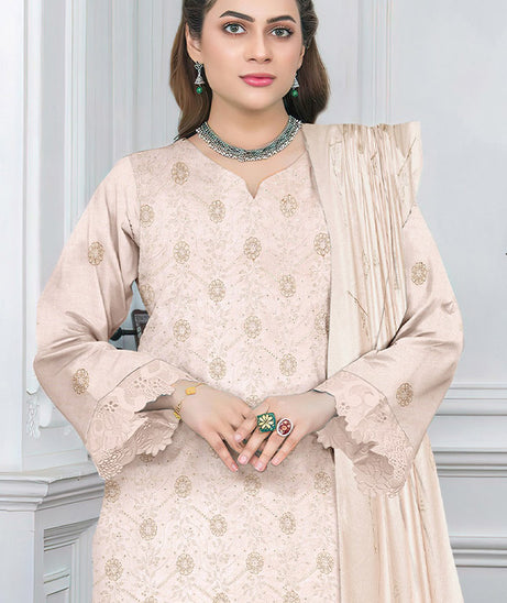 Zimal Emb Leather Peach`25 CD#07