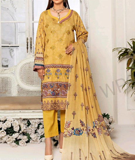 Zimal Emb Slub Lawn`24 Vol-8 D#10-B