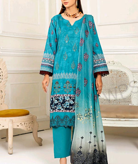 Zimal Emb Slub Lawn`24 Vol-8 D#02