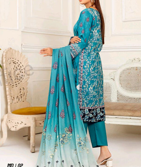 Zimal Emb Slub Lawn`24 Vol-8 D#02