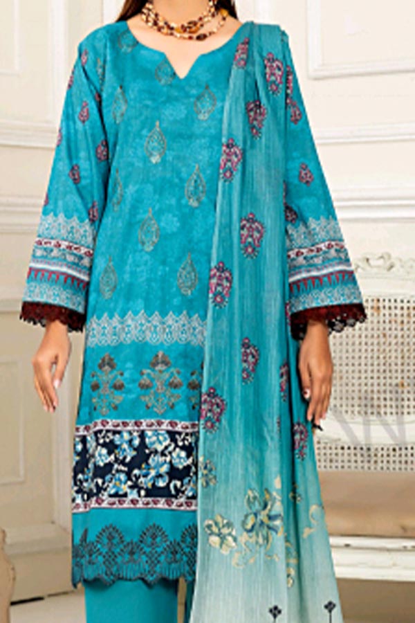 Zimal Emb Slub Lawn`24 Vol-8 D#02