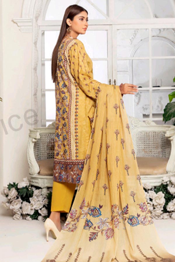 Zimal Emb Slub Lawn`24 Vol-8 D#05