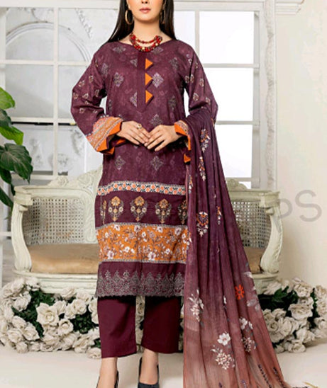 Zimal Emb Slub Lawn`24 Vol-8 D#05