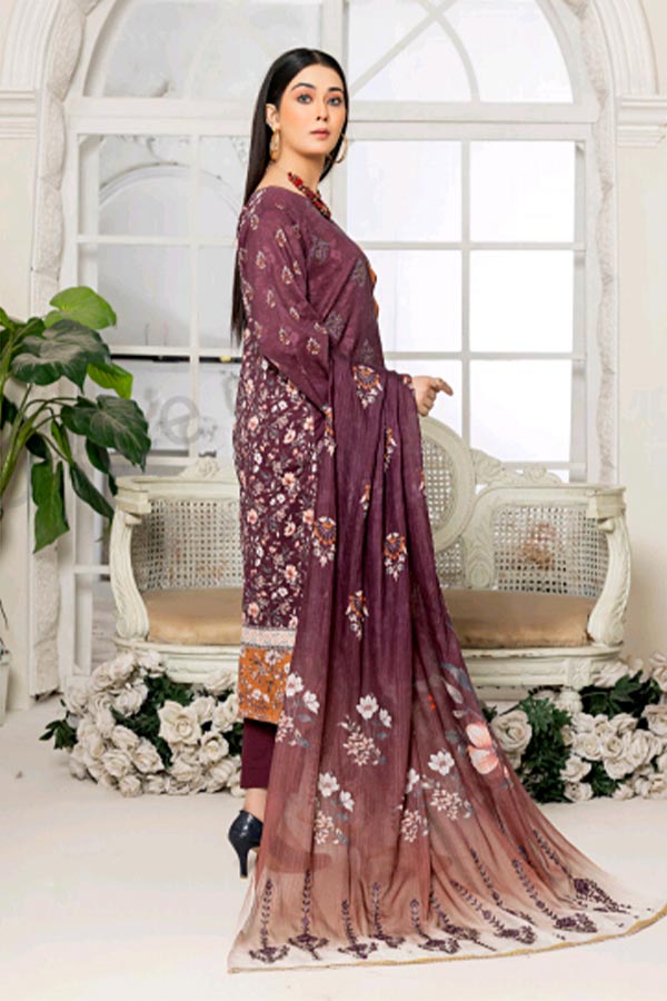 Zimal Emb Slub Lawn`24 Vol-8 D#05