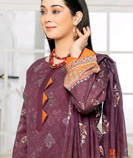 Zimal Emb Slub Lawn`24 Vol-8 D#05