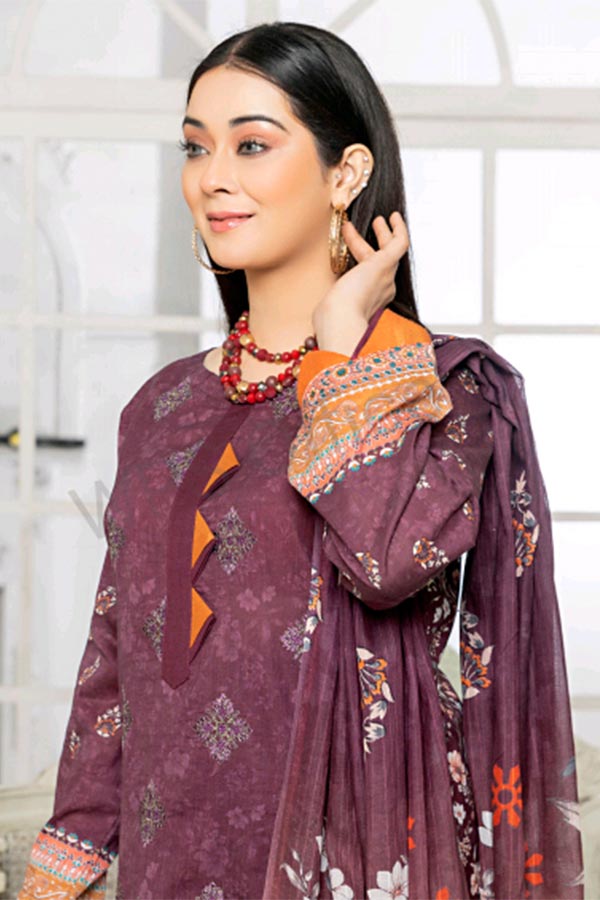 Zimal Emb Slub Lawn`24 Vol-8 D#05