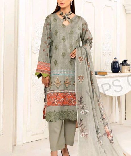 Zimal Emb Slub Lawn`24 Vol-8 D#07