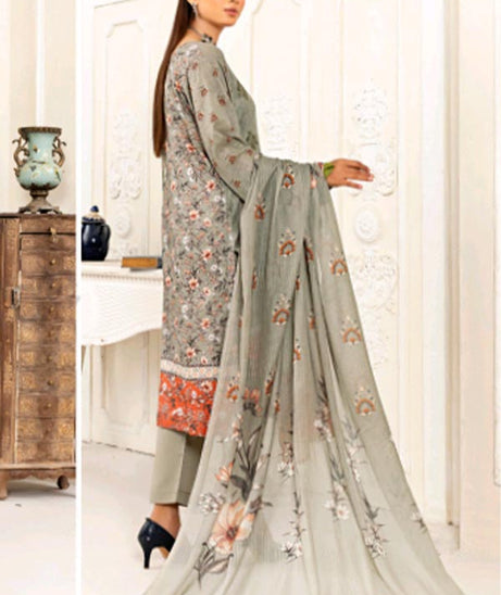 Zimal Emb Slub Lawn`24 Vol-8 D#07