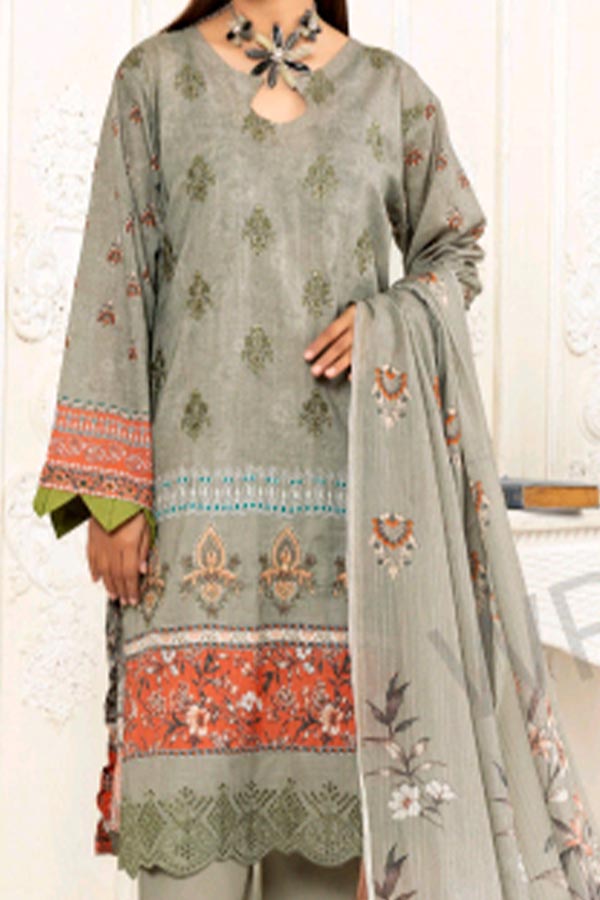 Zimal Emb Slub Lawn`24 Vol-8 D#07