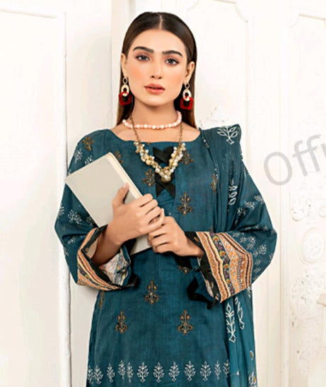 Zimal Emb Slub Lawn`24 Vol-8 D#08