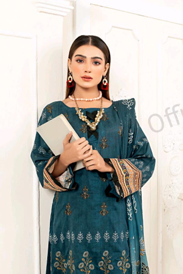 Zimal Emb Slub Lawn`24 Vol-8 D#08