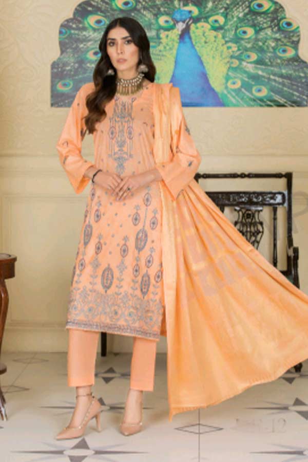 Zimal Luxury Lawn`23 Vol-210 D#12