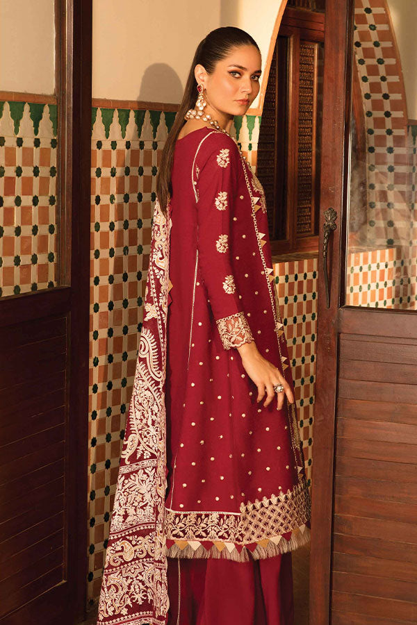 Zinnia Embroidered Linen Collection`21 D#11