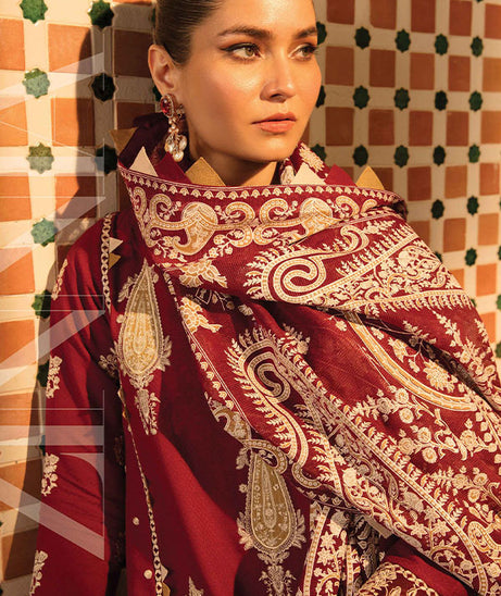 Zinnia Embroidered Linen Collection`21 D#11