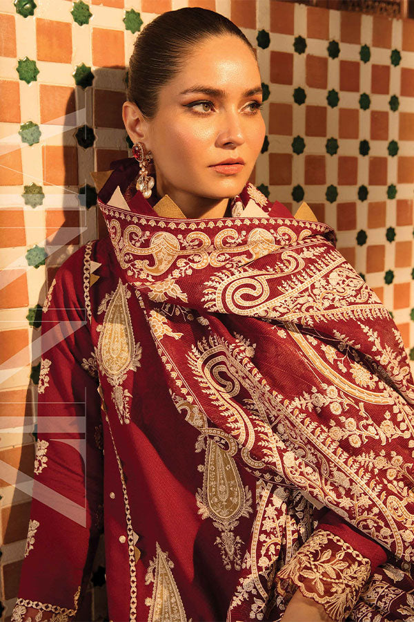 Zinnia Embroidered Linen Collection`21 D#11