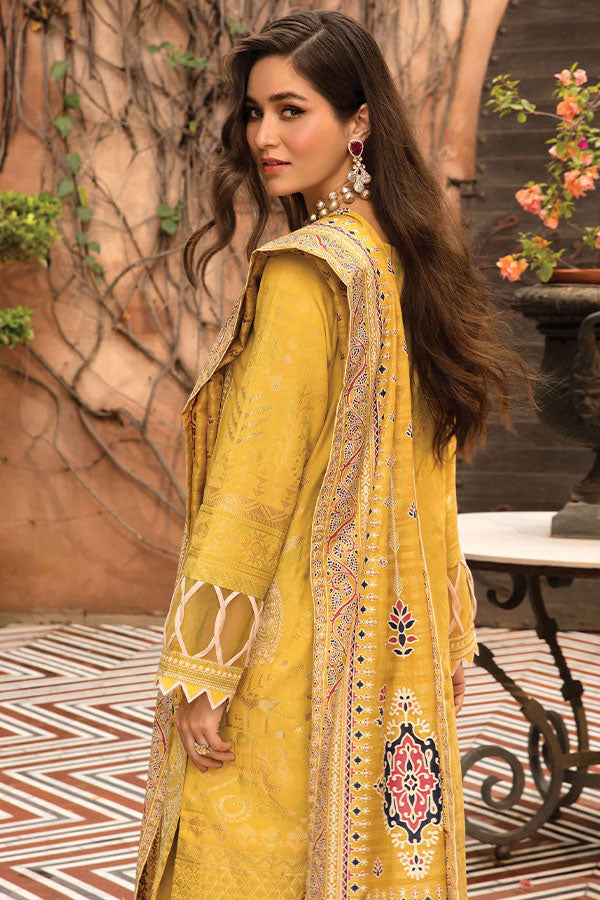 Zinnia Embroidered Linen Collection`21 D#03