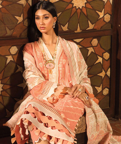 Zinnia Embroidered Linen Collection`21 D#04
