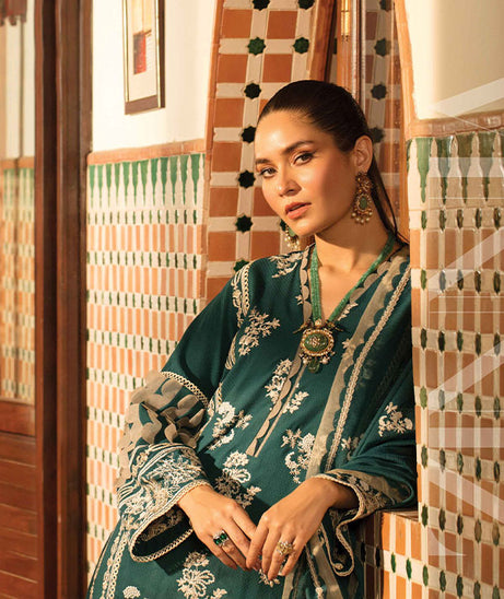 Zinnia Embroidered Linen Collection`21 D#06