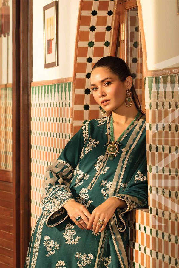 Zinnia Embroidered Linen Collection`21 D#06