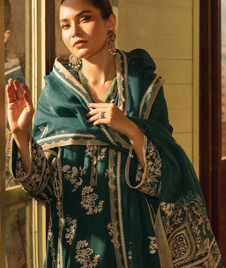 Zinnia Embroidered Linen Collection`21 D#06