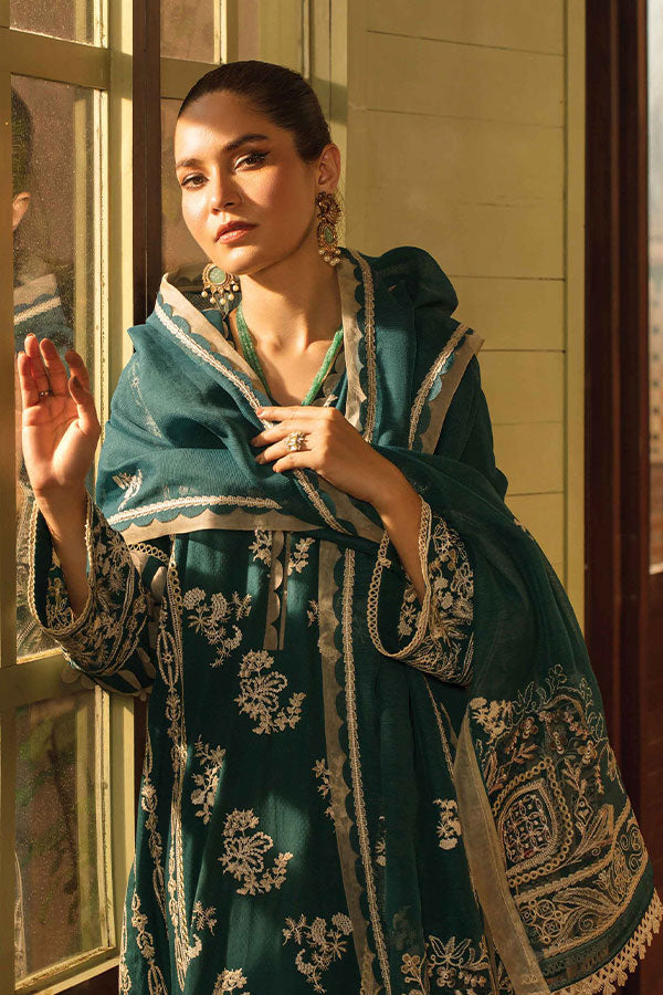 Zinnia Embroidered Linen Collection`21 D#06