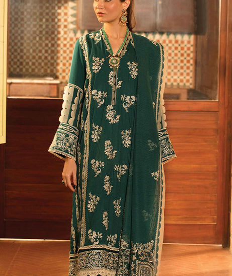 Zinnia Embroidered Linen Collection`21 D#06