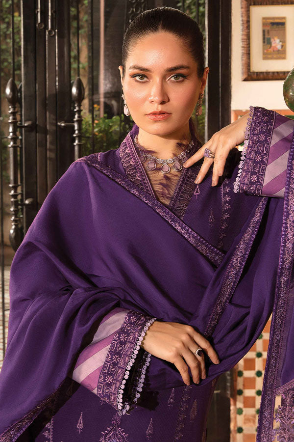 Zinnia Embroidered Linen Collection`21 D#08