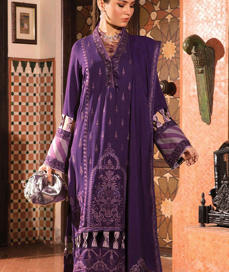 Zinnia Embroidered Linen Collection`21 D#08