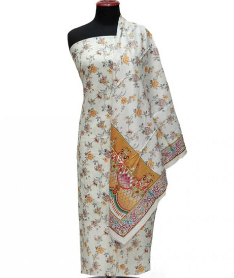 Zinnia Print Linen`24 D#1313 Lemon