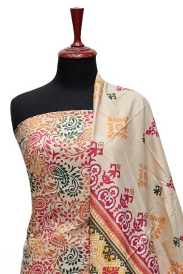 Zinnia Print Linen`24 D#1316 Golden