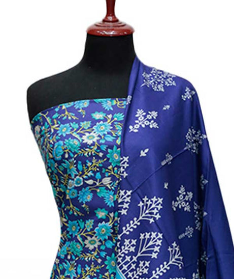 Zinnia Print Linen`24 D#1319 Purple