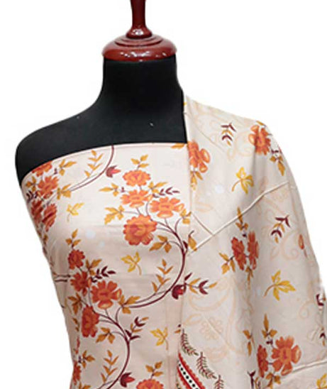 Zinnia Print Linen`24 D#1325 Fawn