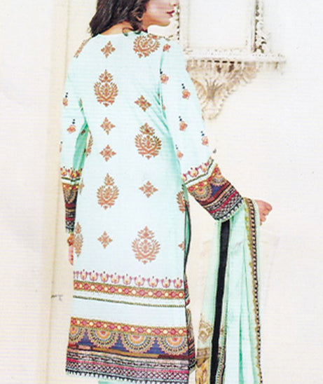 Zohra Emb Lawn`23 V#2 D#01 (Green)